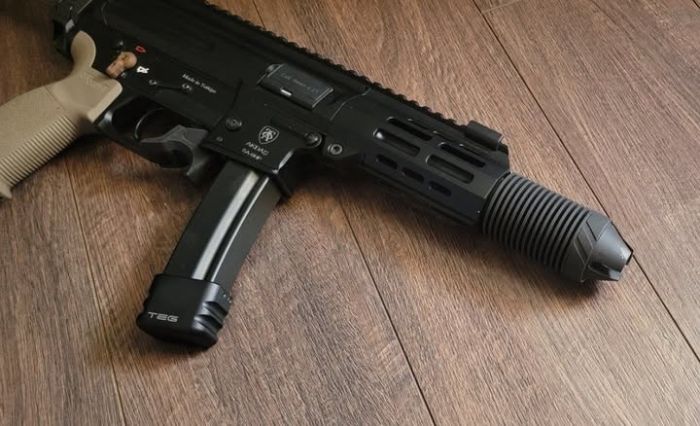 УЦІНЕНИЙ ТОВАР! Збільшена п’ятка TEG MagBase +5 для магазинів H&K MP5, AKDAS SA-9 HP, MKE T94